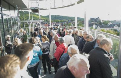 Aussicht von der Dachterrasse des iLive-Towers